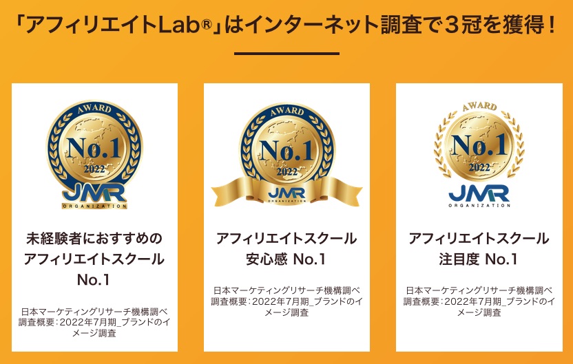 アフィLab3冠