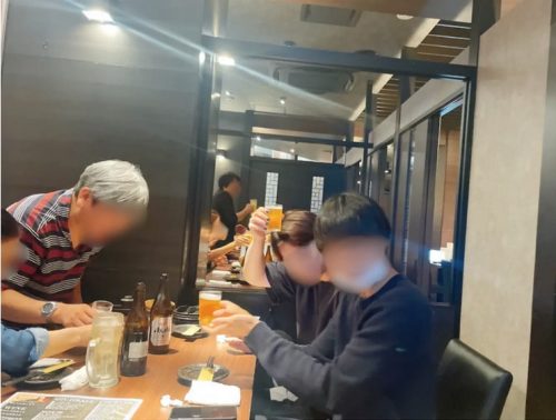COP合宿の懇親会(1日目夜)