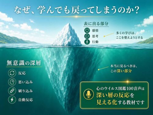 『心のウイルス図鑑 100音声完全BOX』
の特徴